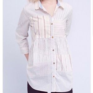 Anthropology Holding Horses Striped Top